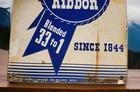 Vintage Pabst Blue Ribbon Beer Sign Porcelain Iroquois Schlitz Redtop Jax Piel s