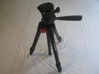 Manfrotto 728b Tripod Compact Lightweight Camera Stand Quick Release Flip Locks