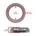 Caltric Exhaust Gasket Donut Seal For Polaris 5243517 Seal-exhaust