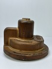 Vintage Wood Foundry Mold Pattern Casting Priming Pump Head Cubahama 1-23-53