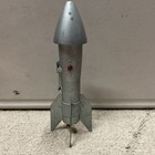 Vintage Rocket Ship Bank Works    1957 Astro Mfg    Space Age Mid Century Modern