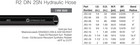    New 50ft R2-06 3 8   Sae 100r2at Sn 2 Wire Hydraulic Hose Free Shipping   