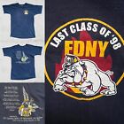 Vtg Pre 911 Fdny 90s Last Class The Rock Probie Cavalieri Bohan Bopp Ff Shirt L