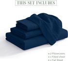 4-piece Bed Sheet Set - Luxury Bedding 1500 Premium Hotel Quality Microfiber  Al