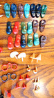 Lot Of 110 - Pieces Mr    Mrs  Potato Head Accessories - Clean