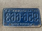 Rare 1967 Kentucky 666 Devil License Plate All Original Chevy Ford Dodge