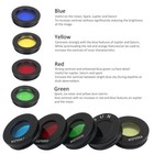 5pcs 0 965  24 5mm Moon Filter For Astronomical Telescope Eyepiece Optical Lens