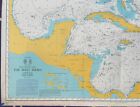 Admiralty 4400 North Atlantic Ocean The West Indies Vintage Map Antique Charts