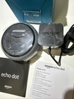 Amazon Echo Dot 3rd Gen Alexa Smart Speaker Charcoal New Open Box Damaged Box