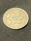 1851 O Three Cent Silver Piece Trime 3c Type 1 Ungraded Choice Us Coin