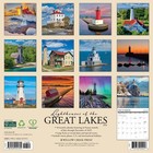 Lighthouses Of The Great Lakes 2026 12  X 12  Wall Calendar  free Shipping 