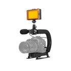 Handheld Dv Bracket Stabilizer Video Shotgun Microphone Kit For Canon nikon sony