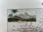 Guadeloupe 1880 19e Century Antique Engraved Map By Dyonnet