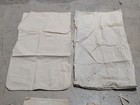 Vintage Blank Canvas Money Bags Lot Of 4 Unbranded Cloth Sacks  5i 
