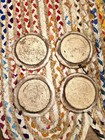 Mccarty Pottery Ms Vintage Nutmeg Coasters Set Of 4