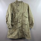 Vintage Us Military Jacket Mens Small Green Parka Overcoat Talon 50s Korean Usaf