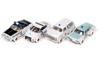 Auto World Full Set  4  Iwheels America s Finest Xtraction - 1 64 Slot Car Sc397