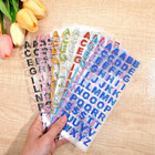 495pcs Rhinestone Letter Stickers Glitter Letter Stickers Alphabet Sticker 9 She
