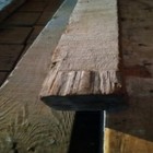 4 x 4 x 20  1700s Barnwood Hand Hewn Rustic Mantle Antique Beams
