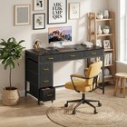 47  Computer Desk With 6 Drawers  Home Office Desk work Study Table