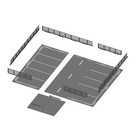 Outland Models Car Parking Lot  square  1 64 Ho Slot Car Scenery