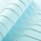 925 Silver Plated Chain Baby s Breath Snake Square Women Jewelry Necklace 16-24 