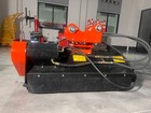 43in Mini Excavator Flail Mower Attachment For 3-8 Ton Digger 45mm Pins Compact