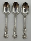 Tiffany   Co Sterling Silver 1885 M English King Pattern No Mono Nm Set Of 3