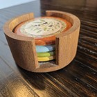 Porcelain Vintage Coasters Set Of 4