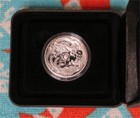 2017 Australia Dragon   Phoenix 1 Oz  999 Silver High Relief Proof Coin Box Coa