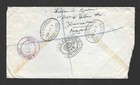 Palestine 1945 Registered Jerusalem Air Mail Cover Tying The 100 Mils   Pair 20