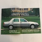 1985 Lancia Thema Car Sales Brochure Catalog German Turbo