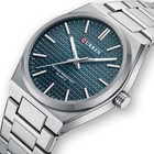 Casual Mens Quartz Analog Water Waterproof Stainless Band Round Dial Luminous