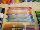 Crayola Silly Scents Art Supply Lot  markers twistable Crayons pencils paint 