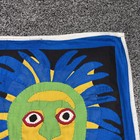 Vintage African Dohomey Fon Appligue Crib Cover Flag Banner 23   x 21    Handmade