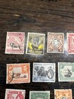 18 Vintage Kenya Uganda Tanganyika Kut Stamps British Africa Colonial Lot