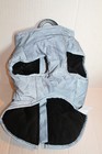 2-in-1 Harness Gray Jacket Winter Coat For Dogs Size Small Built-in Harness New