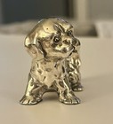 Vintage Miniature Sterling Silver  925  Dog Figurine  27g  Approx  3 25    X 1 25   