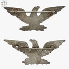 Sterling Wwi Army Usmc Colonel War Eagles      Insignia 1-7 8 Inch Large Size Ww1
