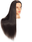 26 -28  Mannequin Head Hair Styling Training Manikin Cosmetology Doll Head Synth