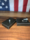 Beer Tap Handle Base Display Stand W bolt  Genuine Black Marble Size 2  X 3 