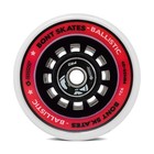 Bont Ballistic Roller Skate Wheels With Bearings  Indoor Pack Of 8  White