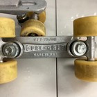 Vtg Sure-grip Super X Plates Left And Right Roller Skates With Artistic Wheels