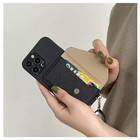 Bandolier-style Crossbody Leather Phone Case Wallet With Card Holder For Iphone