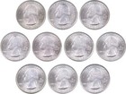 2010 P d National Park Quarter 10 Coin Set Uncirculated Mint State 25c