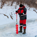 Vevor Ice Drill Auger Nylon Ice Auger Bit 6  x39   Drill Adapterice Fishing Red