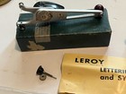 2  Keuffel   Esser Leroy Adjustable Scriber K e No  3237-2    2 Templates    Box