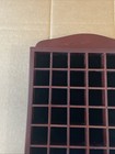 Vintage Thimble Wooden Collectors Hanging Display Rack Souvenir  Holds 36 