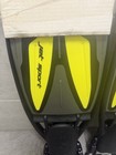 New Scubapro Jet Sport Open Heel Yellow Adjustable Scuba Fins Diving Flippers