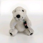 Coca-cola Plush Collection Stuffed Animal  Polar Bear W Coke Bottle Vintage 1993